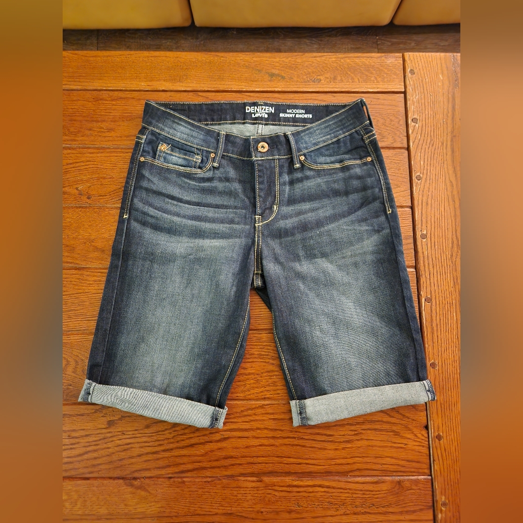 Denizen From Levi's Women's Deep Indigo Jean Shorts